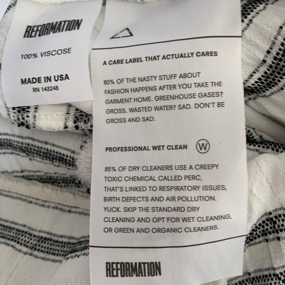 Reformation Mariana Midi Dress in Seaside Stripe - Picture 9 of 12